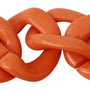 ERMANNO SCERVINO: Bright Orange Chain Bracelet - Unisex Trendy Piece