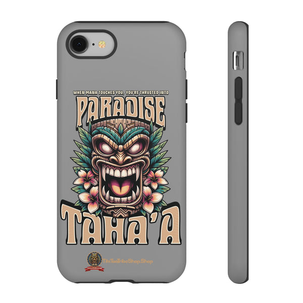 Tahaa – Coque Antichoc Premium « Tiki Féroce » | Design Tribal & Protection Maximale