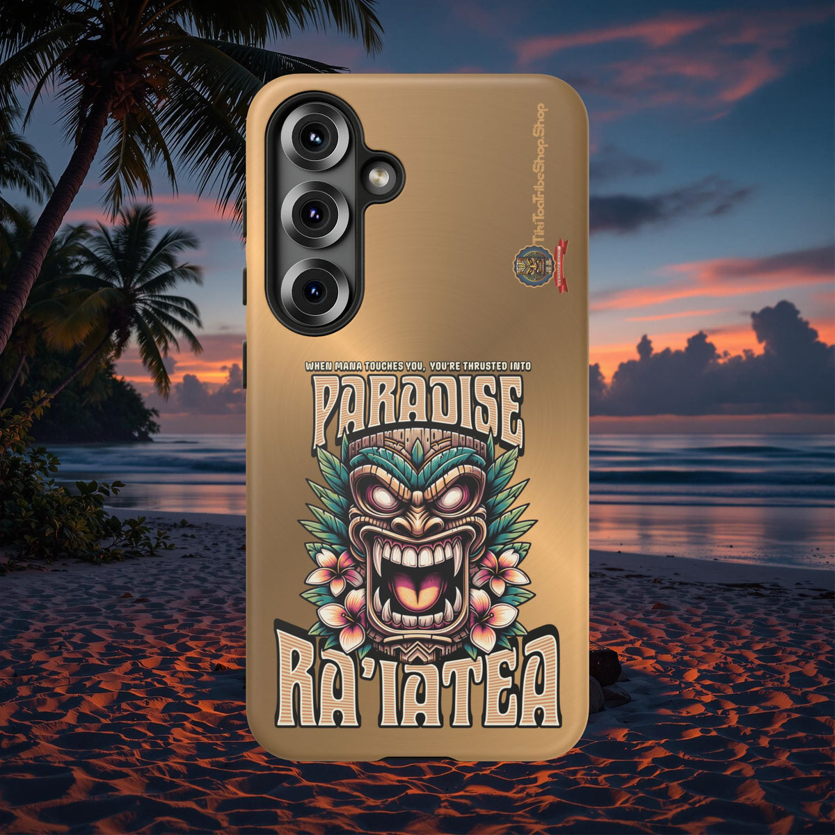 Ra’iatea – Coque Tiki Tribal de Protection Premium