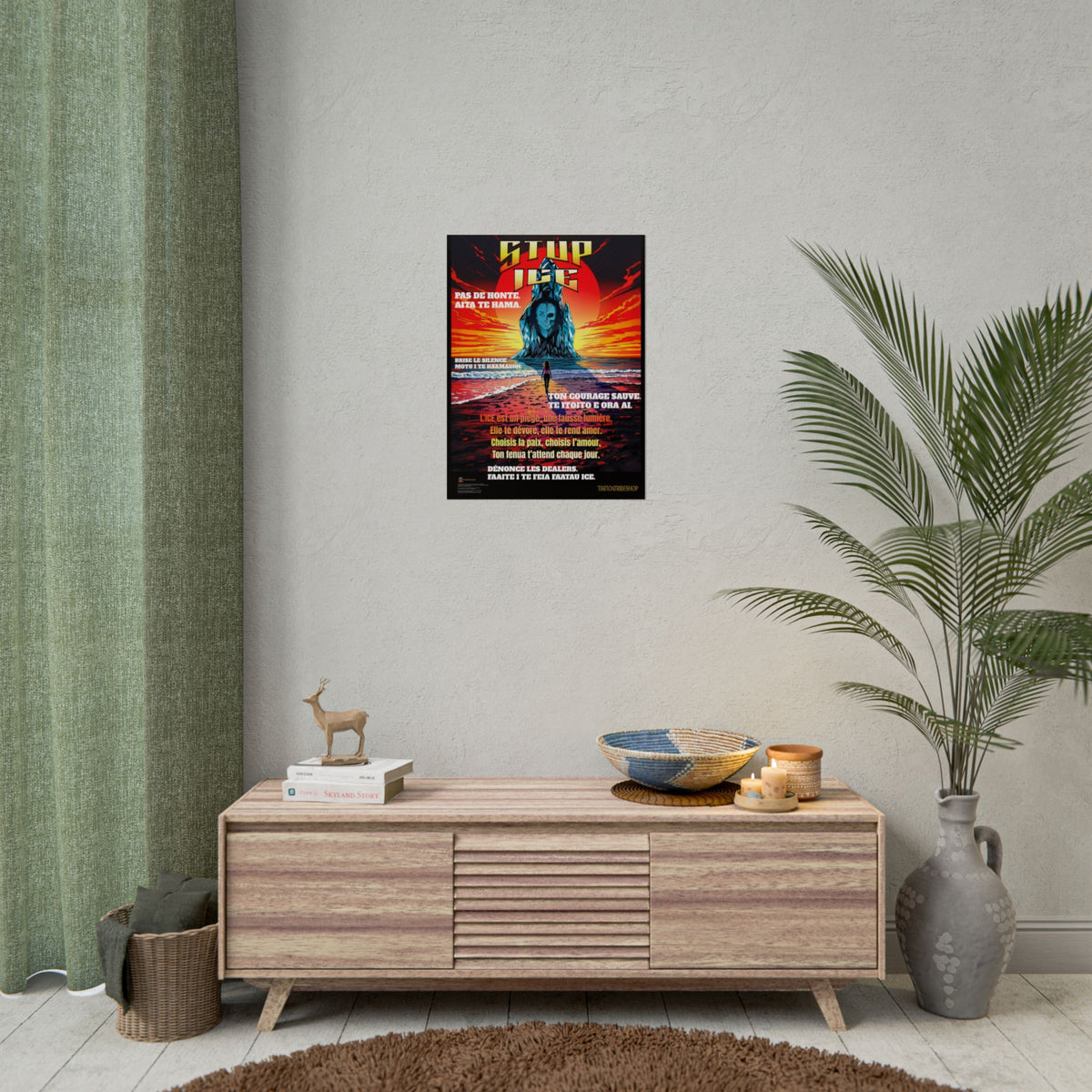 Posters Anti-ICE Polynésie – Affiches de Sensibilisation Contre la Drogue “Paruru i te ora – Brisons les chaînes de l’ICE”