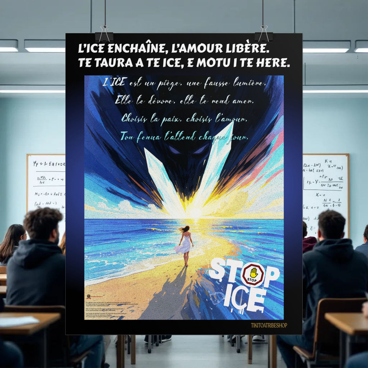 Posters Anti-ICE Polynésie – Affiches de Sensibilisation Contre la Drogue “Paruru i te ora – Brisons les chaînes de l’ICE”