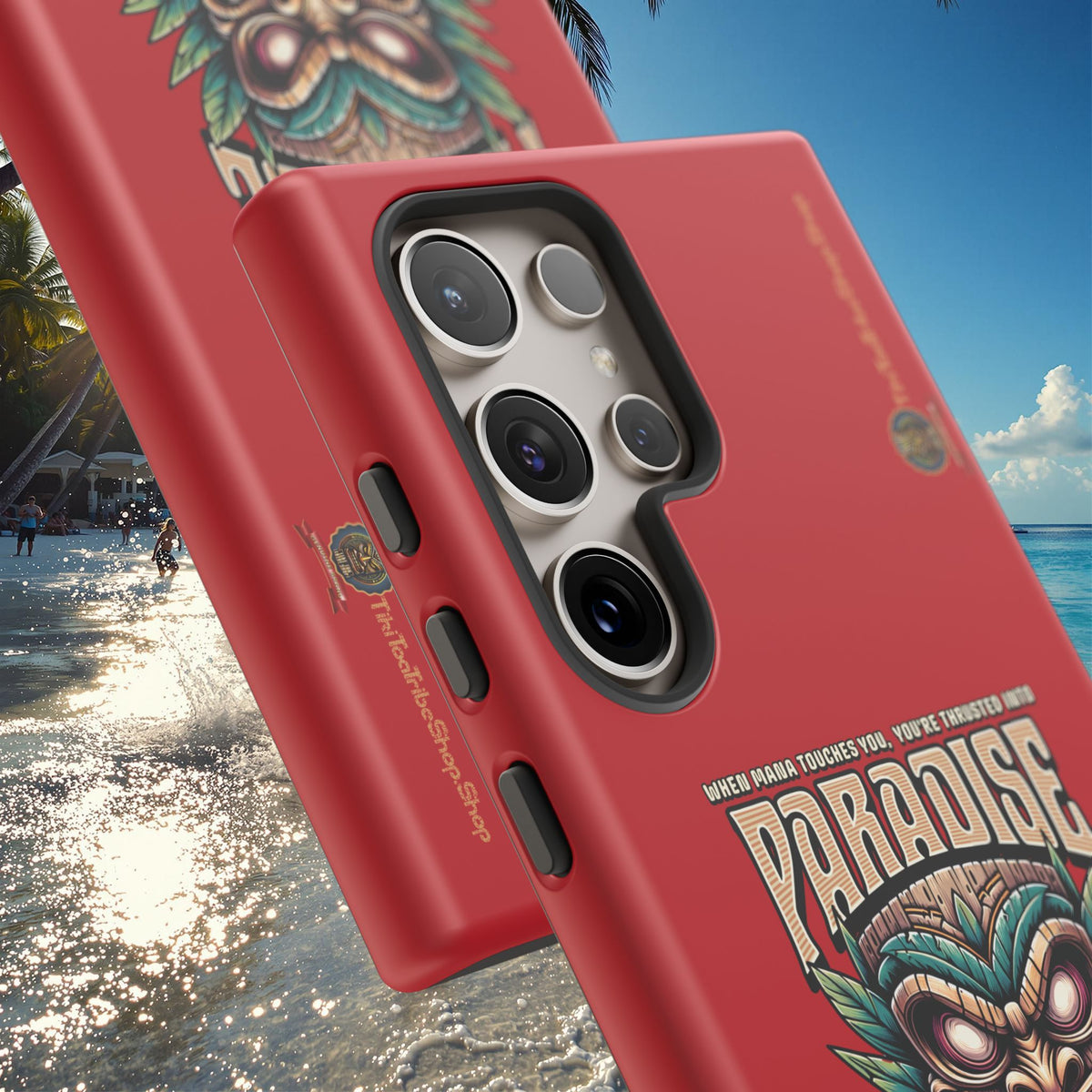 Tahiti – Coque Antichoc Premium Tiki Royal