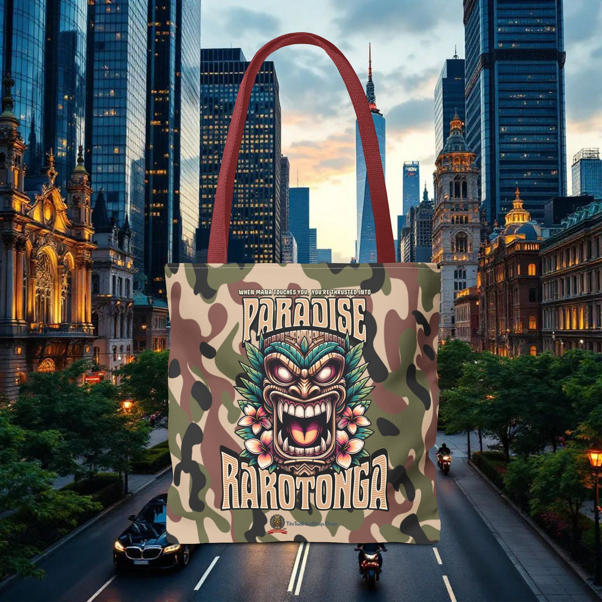Tote Bag - 'Paradise Rarotonga'