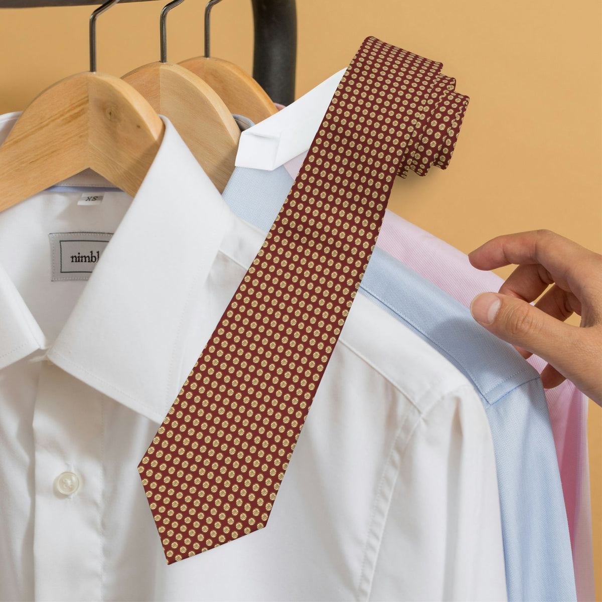 Moroni Classic Polka Dot Inspired Tie