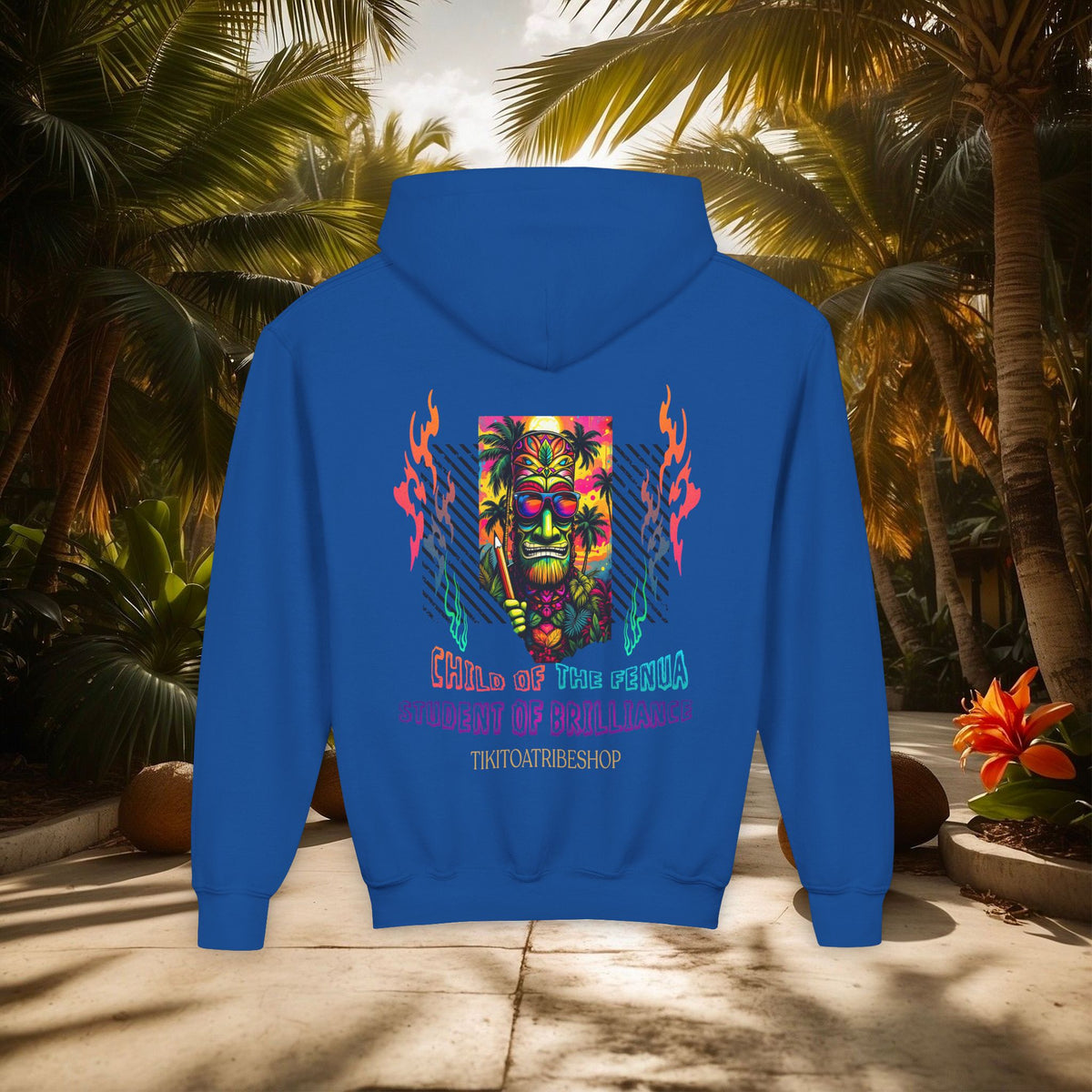 THE TIKI SPIRIT - Thick hooded sweatshirt for youth