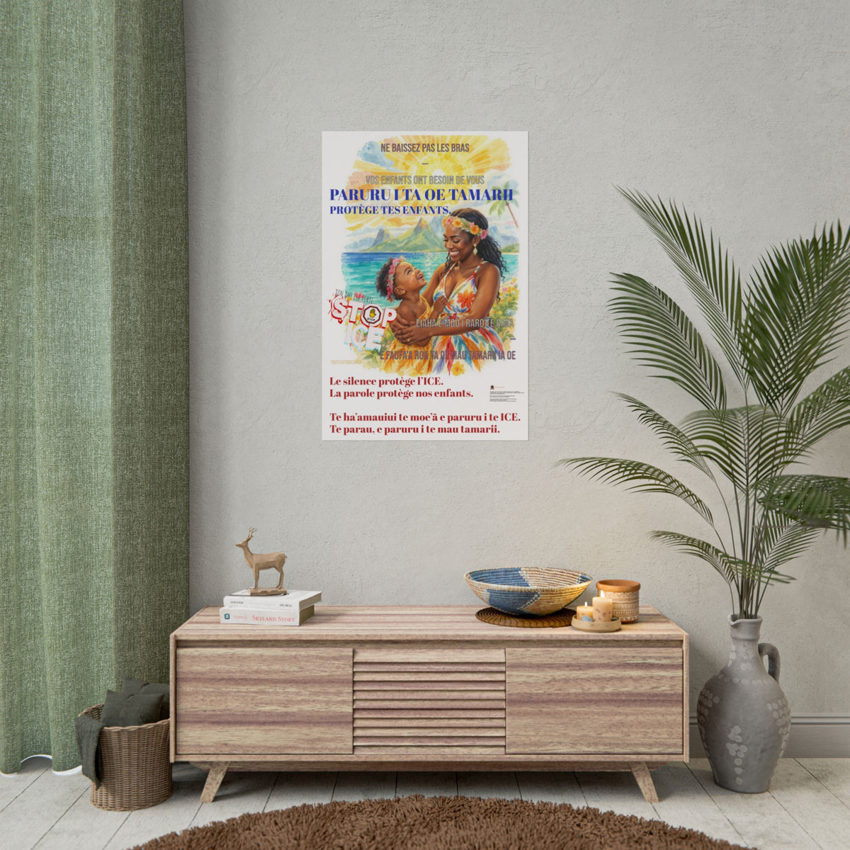 Posters Anti-ICE Polynésie – Affiches de Sensibilisation Contre la Drogue “Paruru i te ora – Brisons les chaînes de l’ICE”