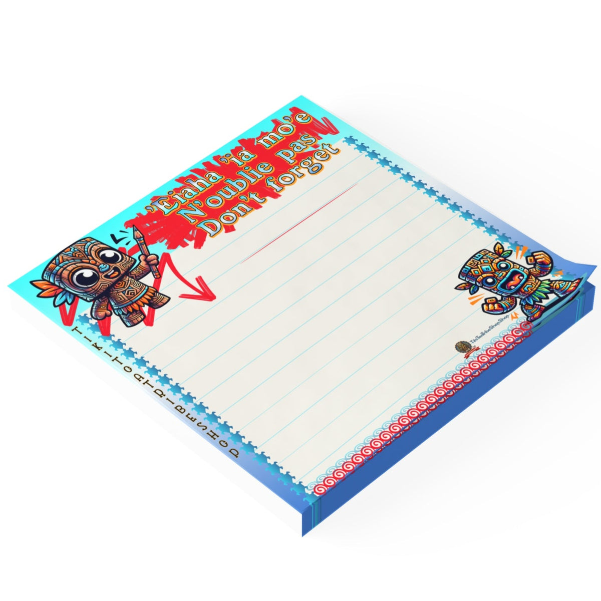 Bloc Notes Adhésif de Tribu 🔥 L'Indispensable de la Mémoire Tribal !