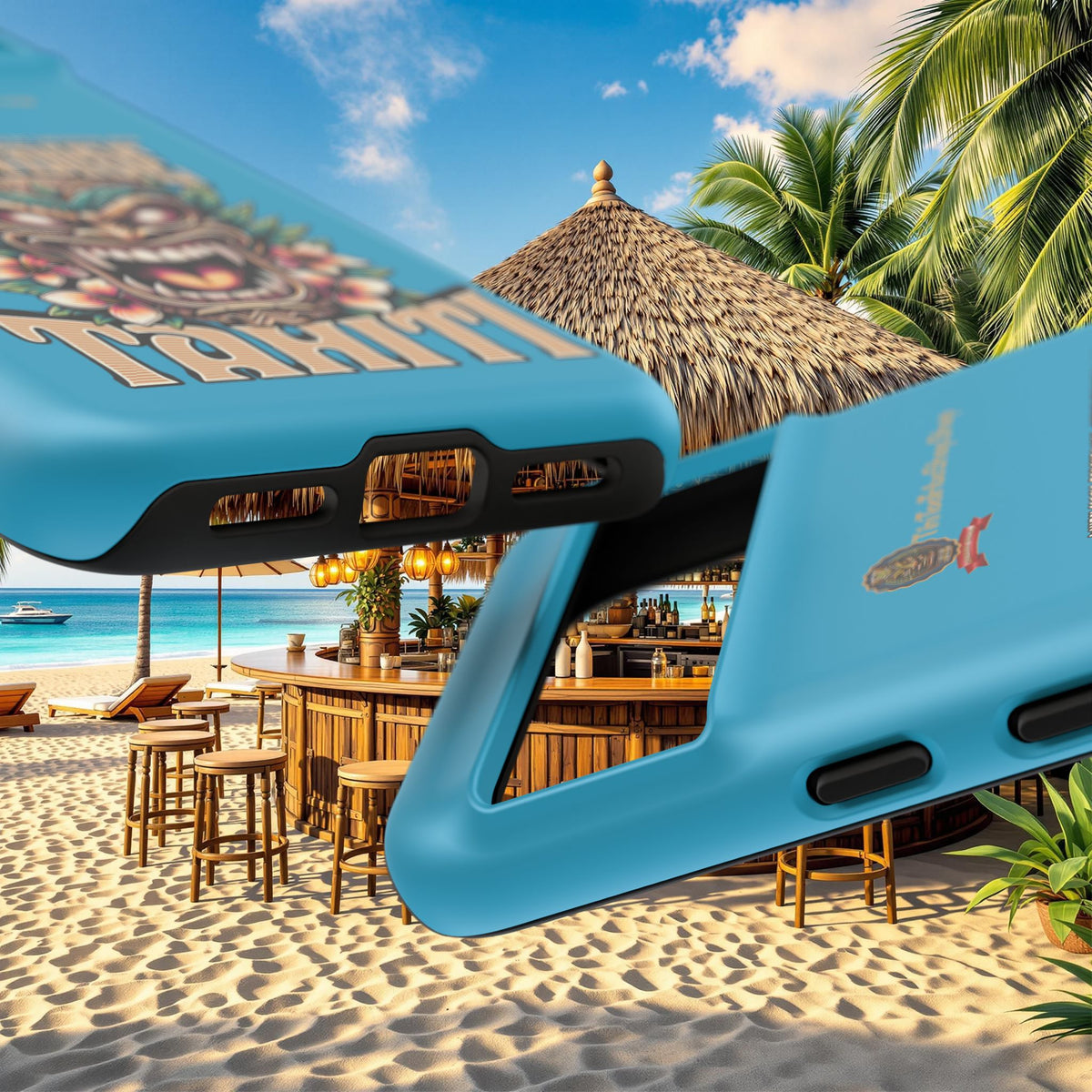 Tahiti – Coque Antichoc Premium Tiki Royal