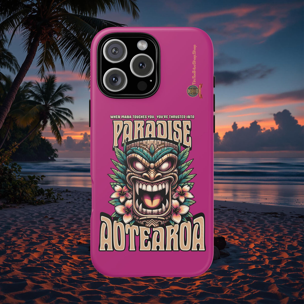 Aotearoa – Coque Antichoc Tiki Maori & Mana Ancestral