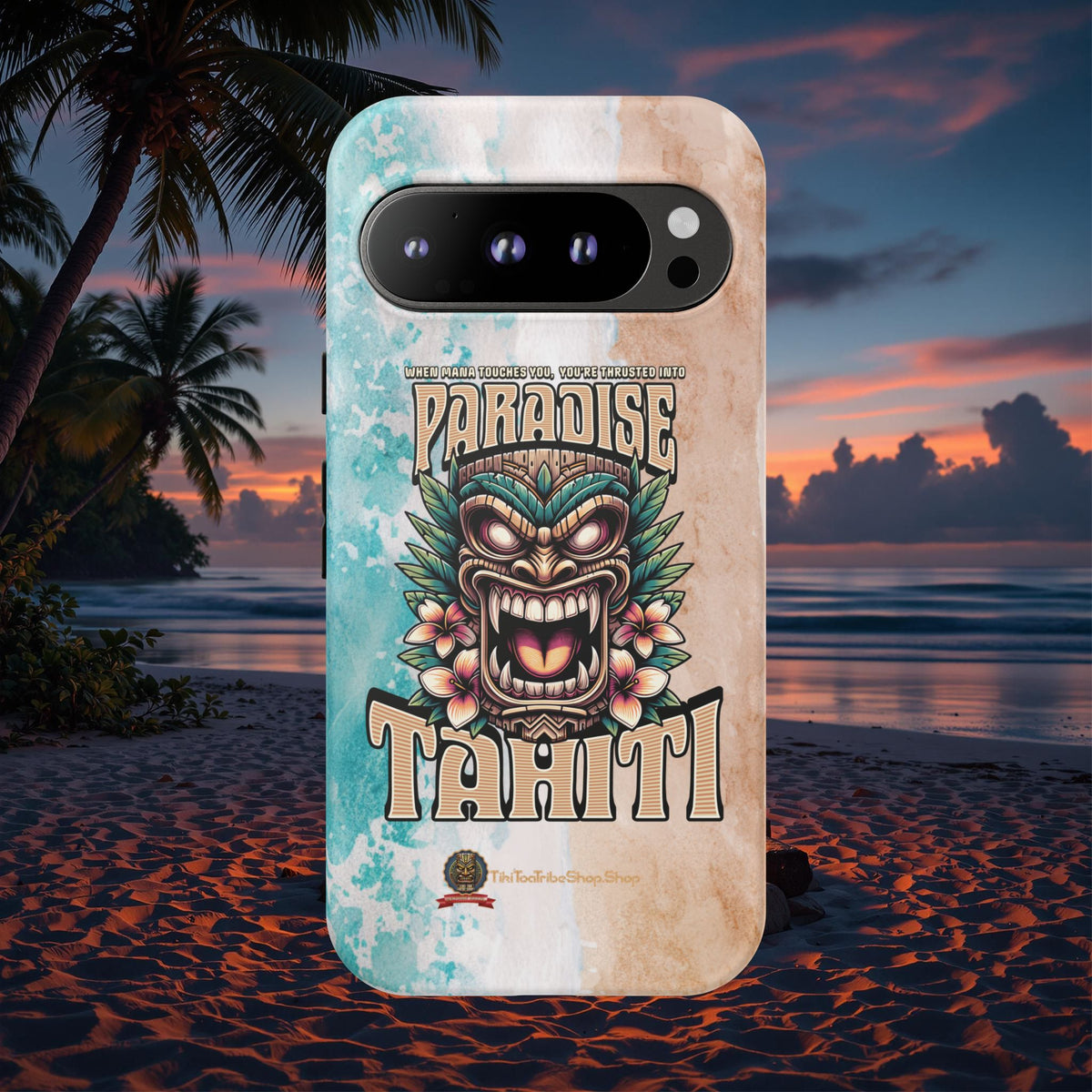 Tahiti – Coque Antichoc Premium Tiki Royal