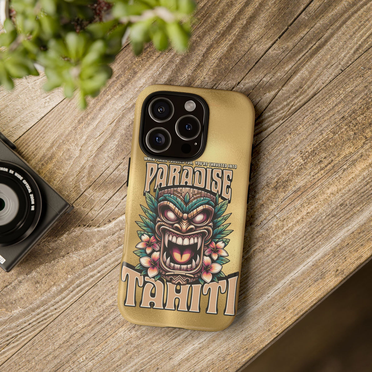 Tahiti – Coque Antichoc Premium Tiki Royal