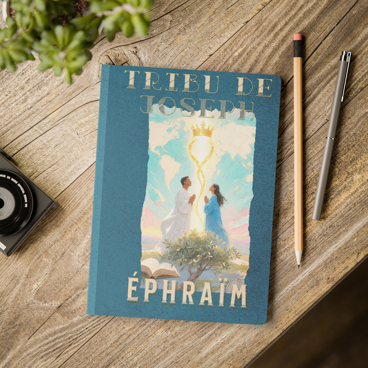 Journal de Prière & Réflexion Spirituelle – Fils d’Éphraïm | Cahier Inspirant LDS pour Hommes | Journal Biblique & Croissance Spirituelle (200 pages)