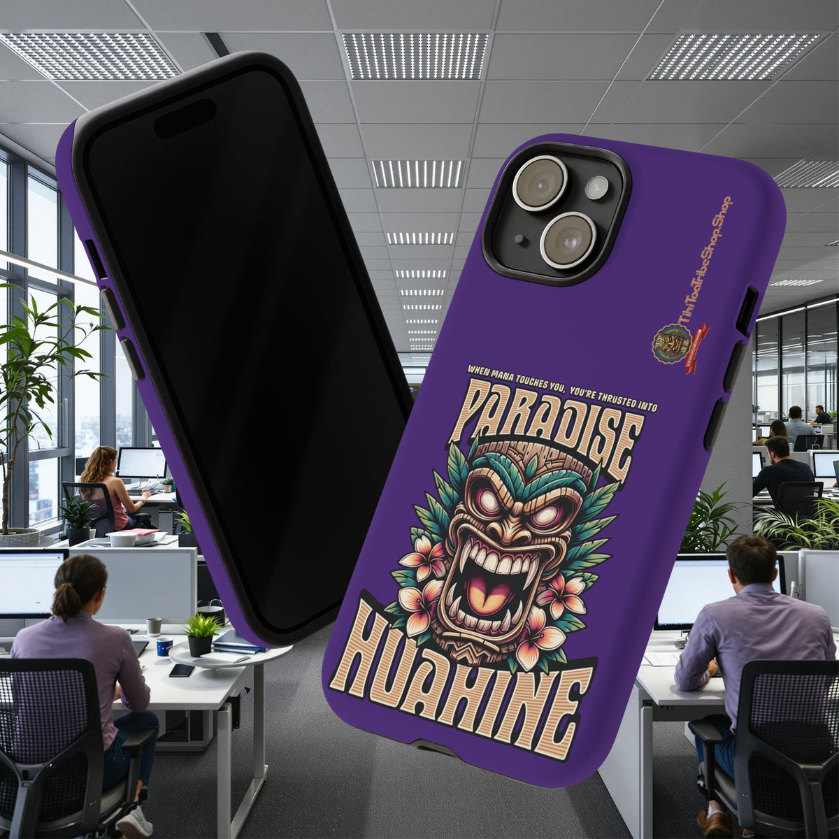Huahine – Coque Antichoc Premium Tiki Fenua