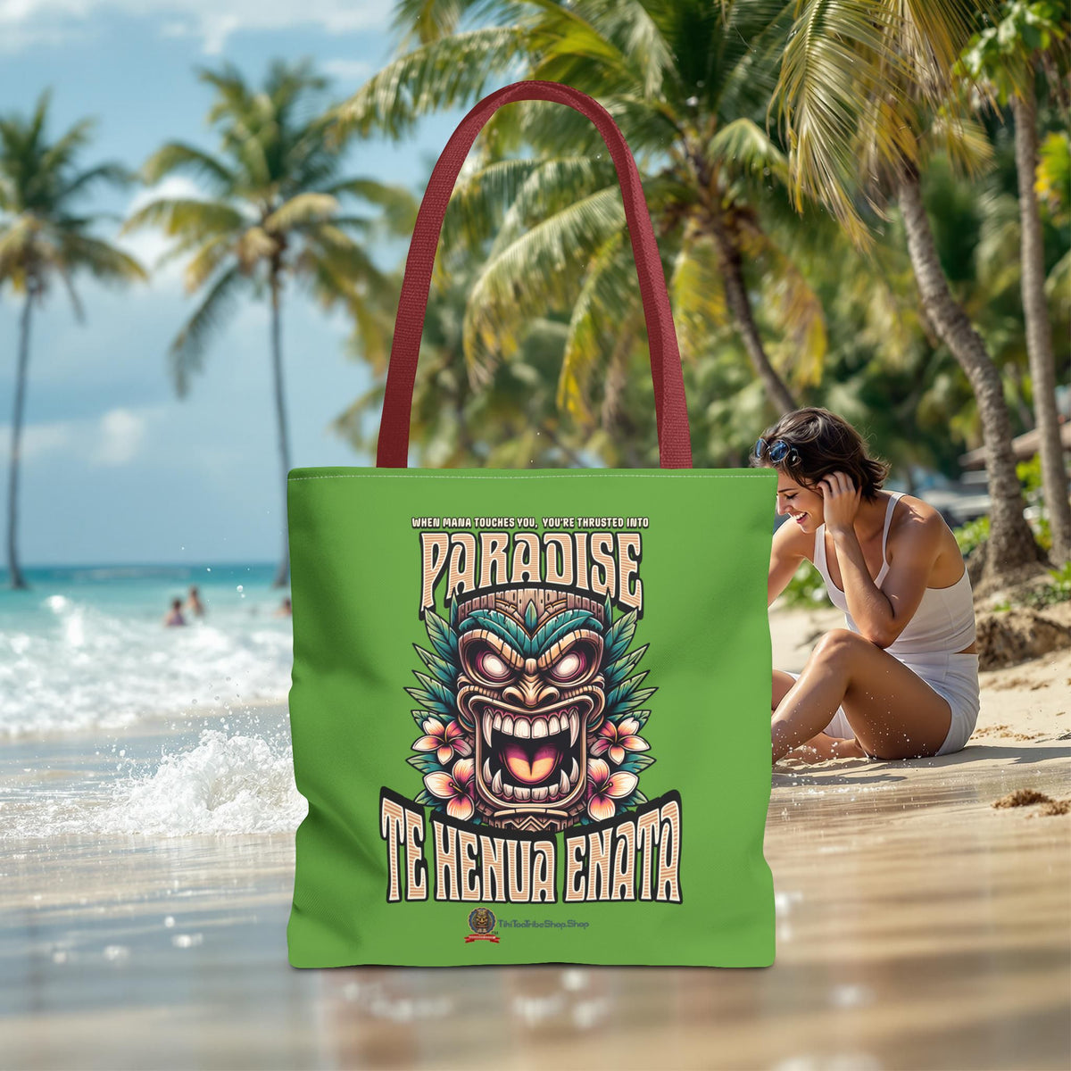 TE HENUA ENATA PARADISE Tote Bag
