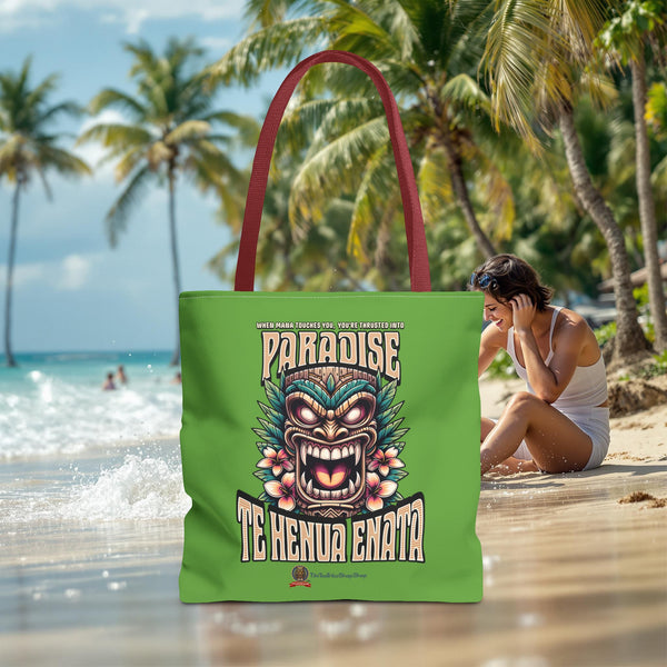 TE HENUA ENATA PARADISE Tote Bag