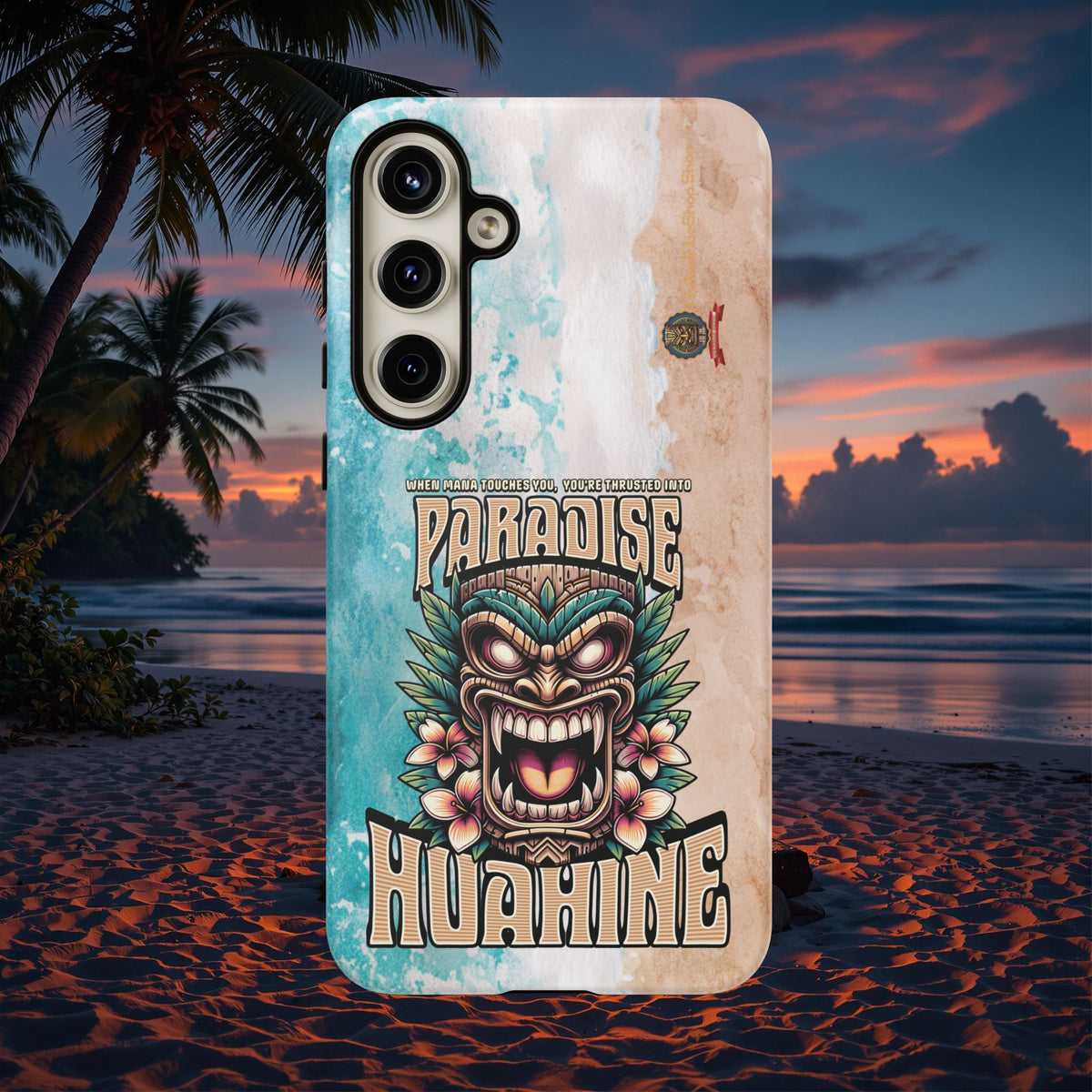 Huahine – Coque Antichoc Premium Tiki Fenua