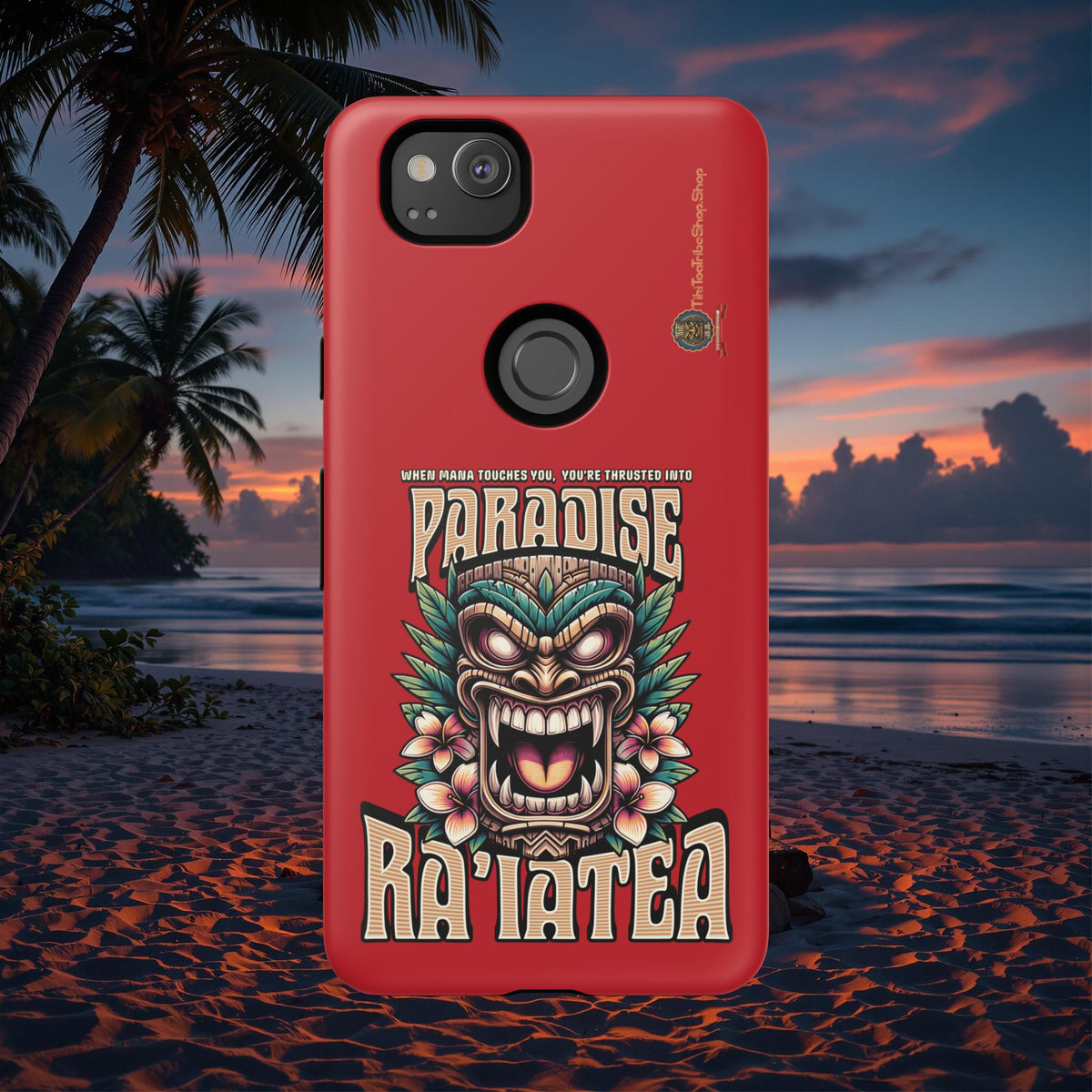 Ra’iatea – Coque Tiki Tribal de Protection Premium