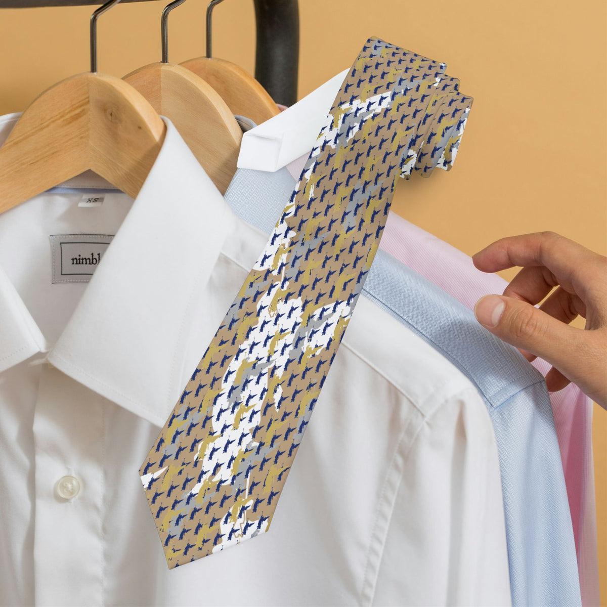 Temple &amp; Moroni Inspiration Tie