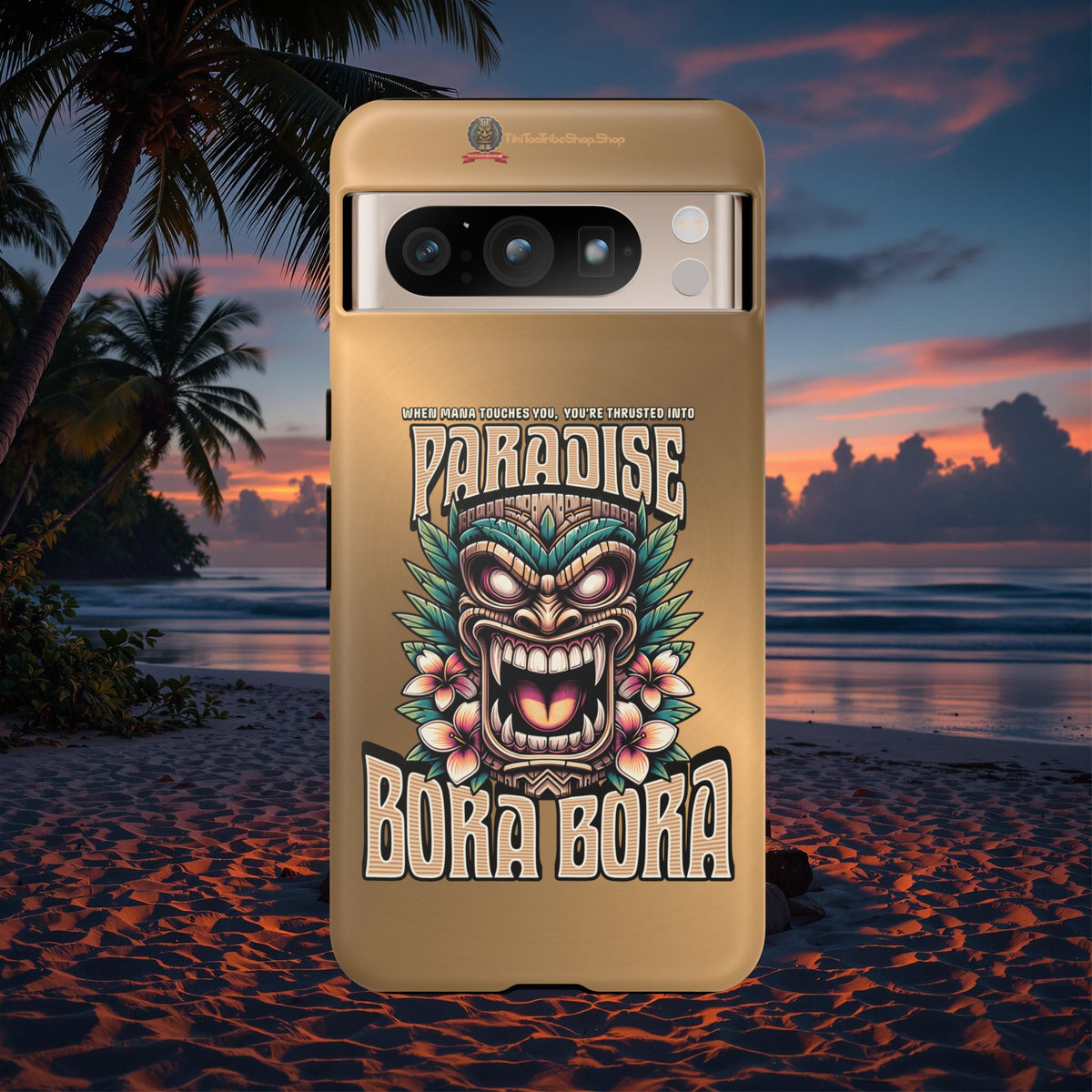 Bora Bora – Coque Antichoc Premium Tiki Élégance