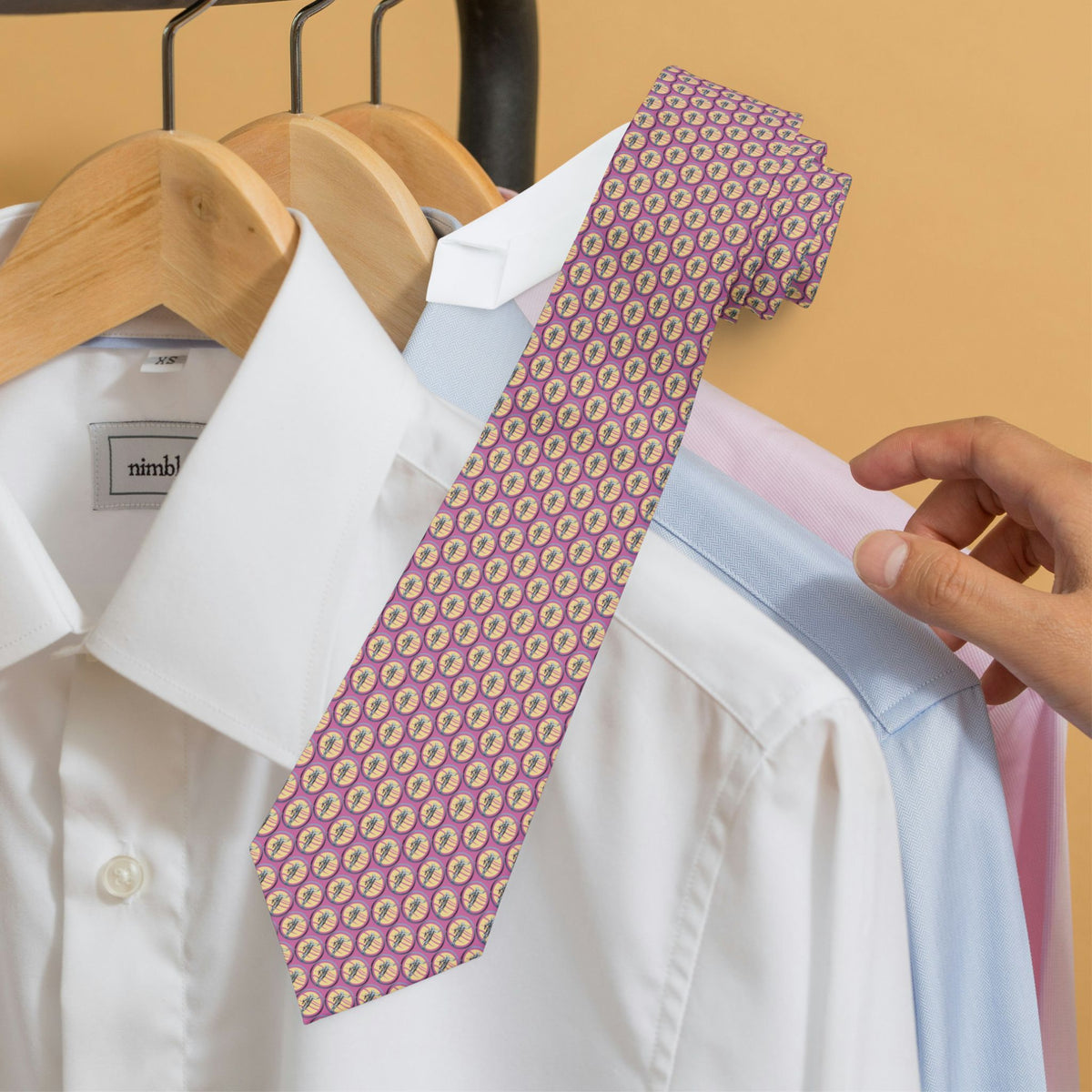 Moroni Graphic Dots inspiration tie