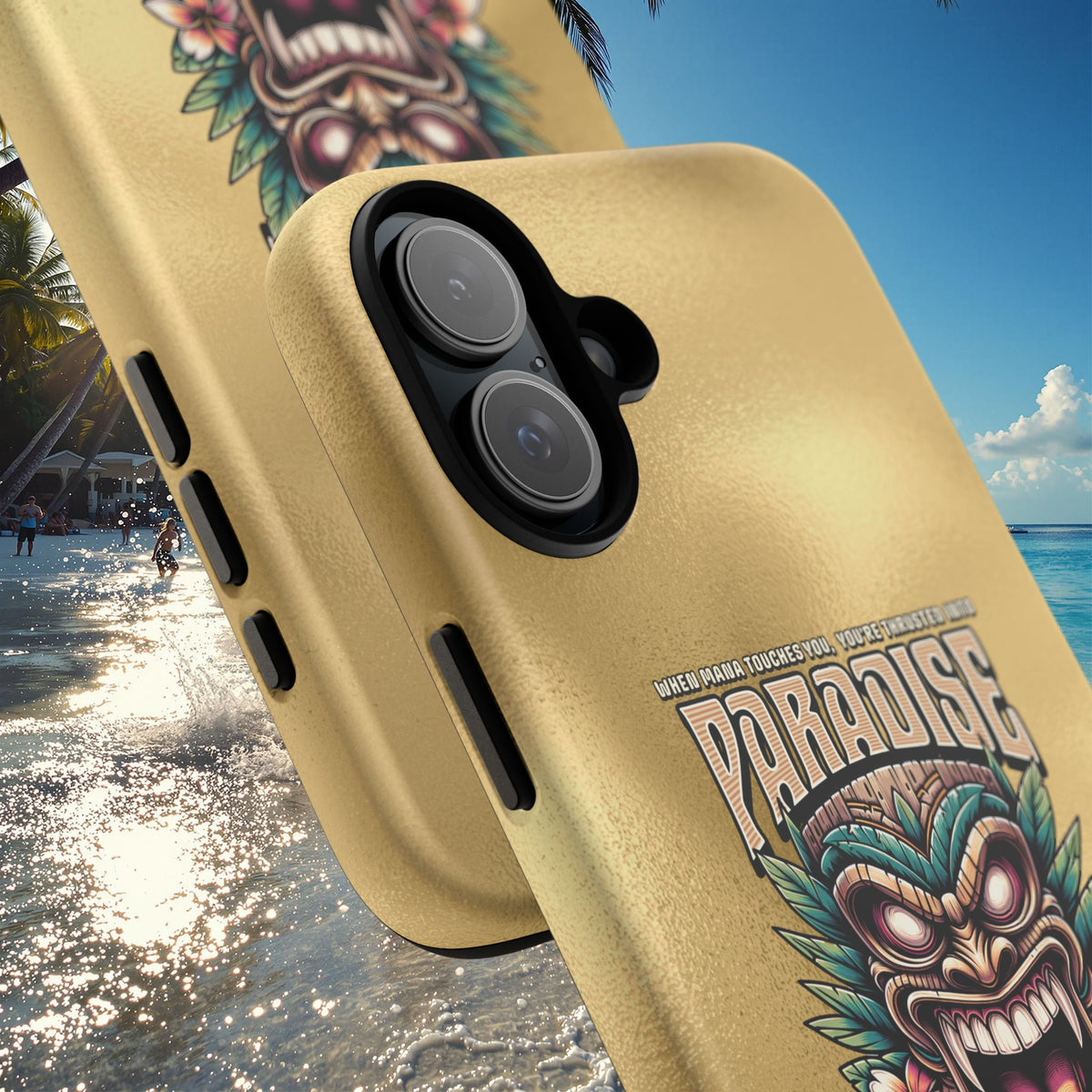 Tahiti – Coque Antichoc Premium Tiki Royal