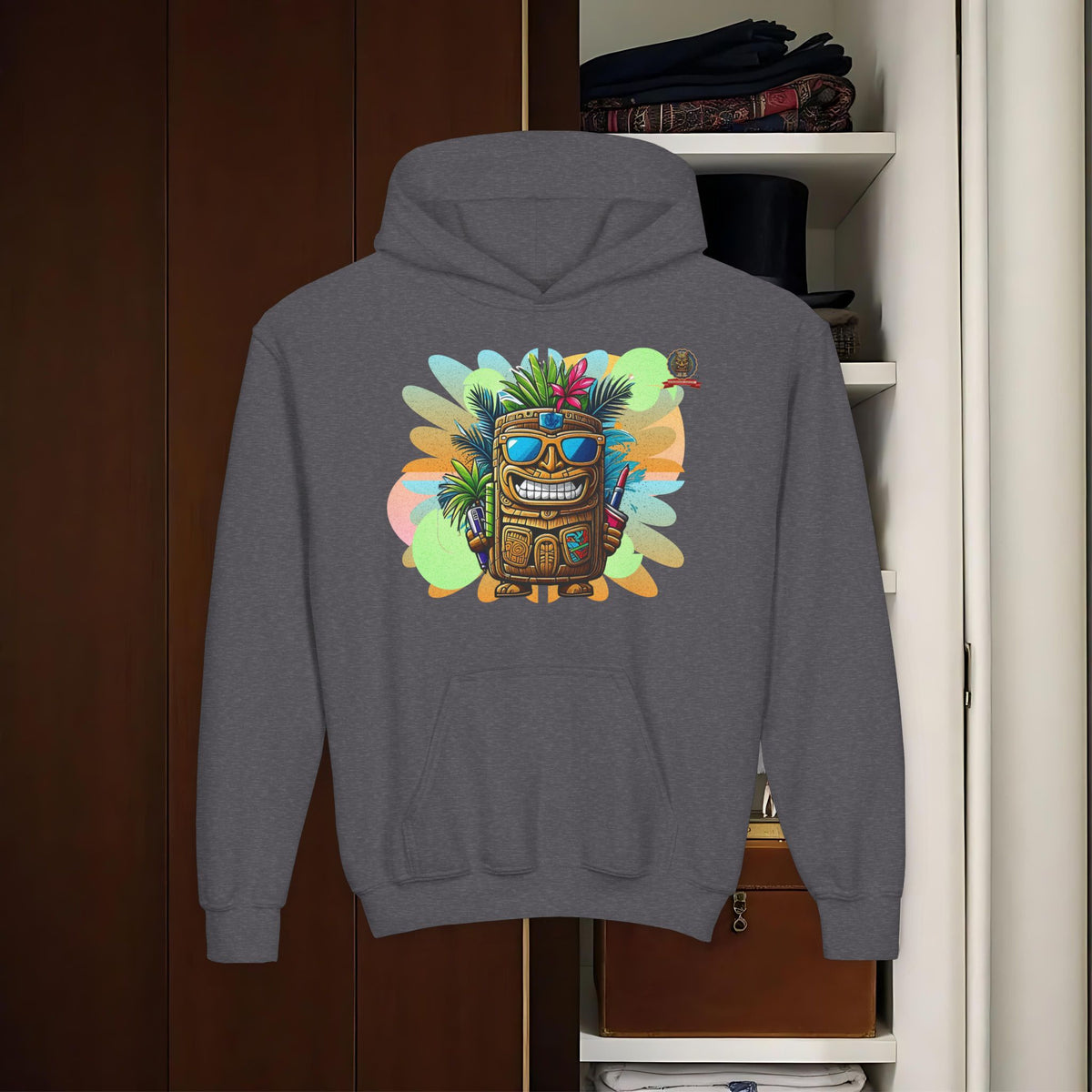 THE TIKI SPIRIT - Thick hooded sweatshirt for youth