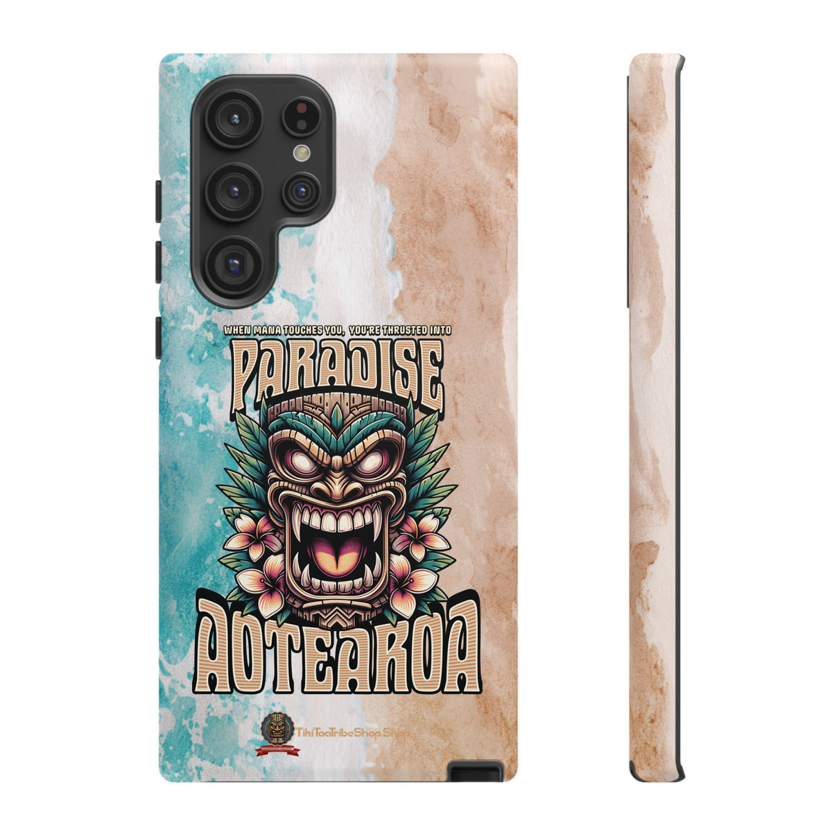Aotearoa – Coque Antichoc Tiki Maori & Mana Ancestral