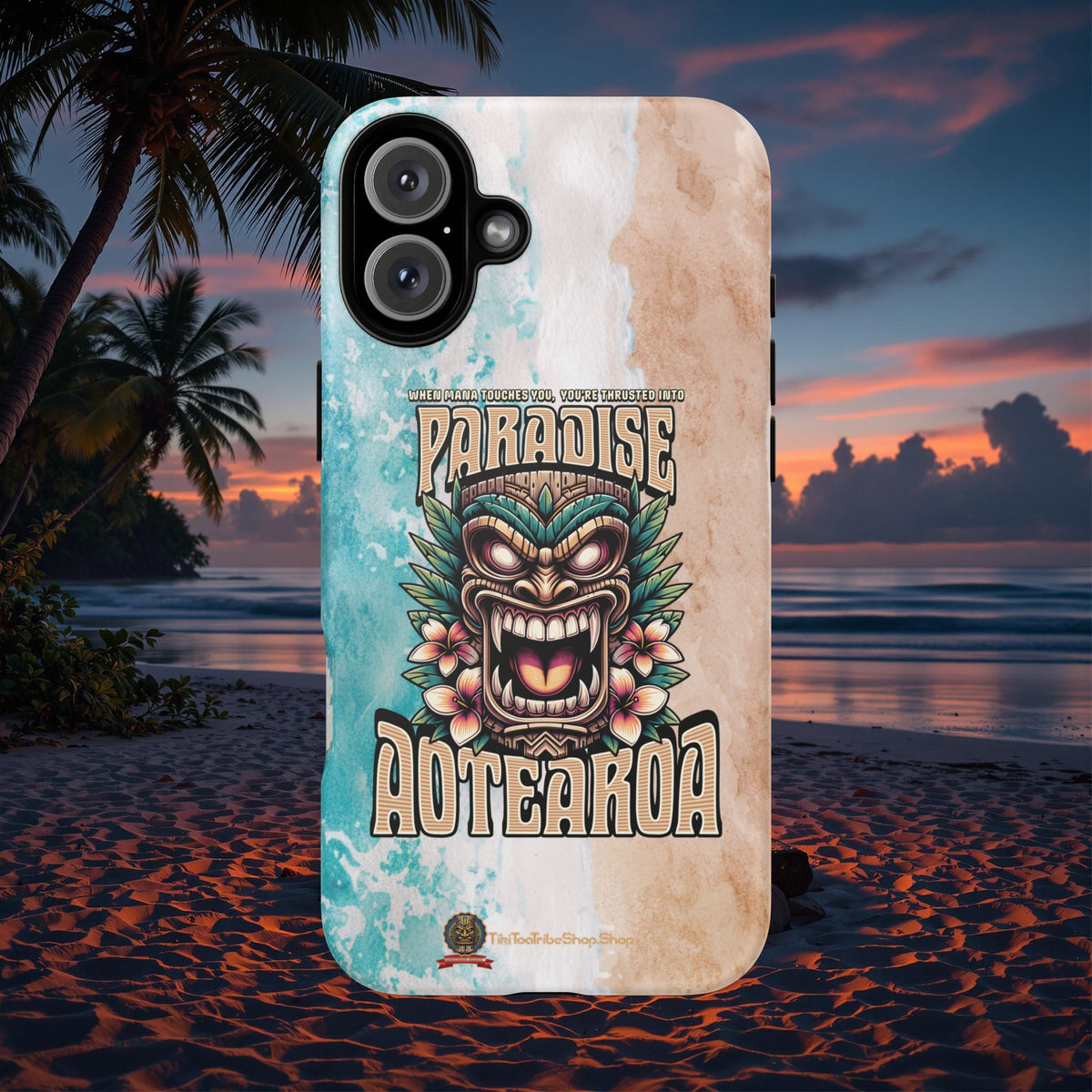 Aotearoa – Coque Antichoc Tiki Maori & Mana Ancestral