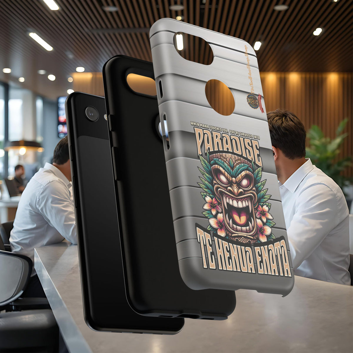 Te Henua Enata – Coque Antichoc Tiki Ancestral & Puissant