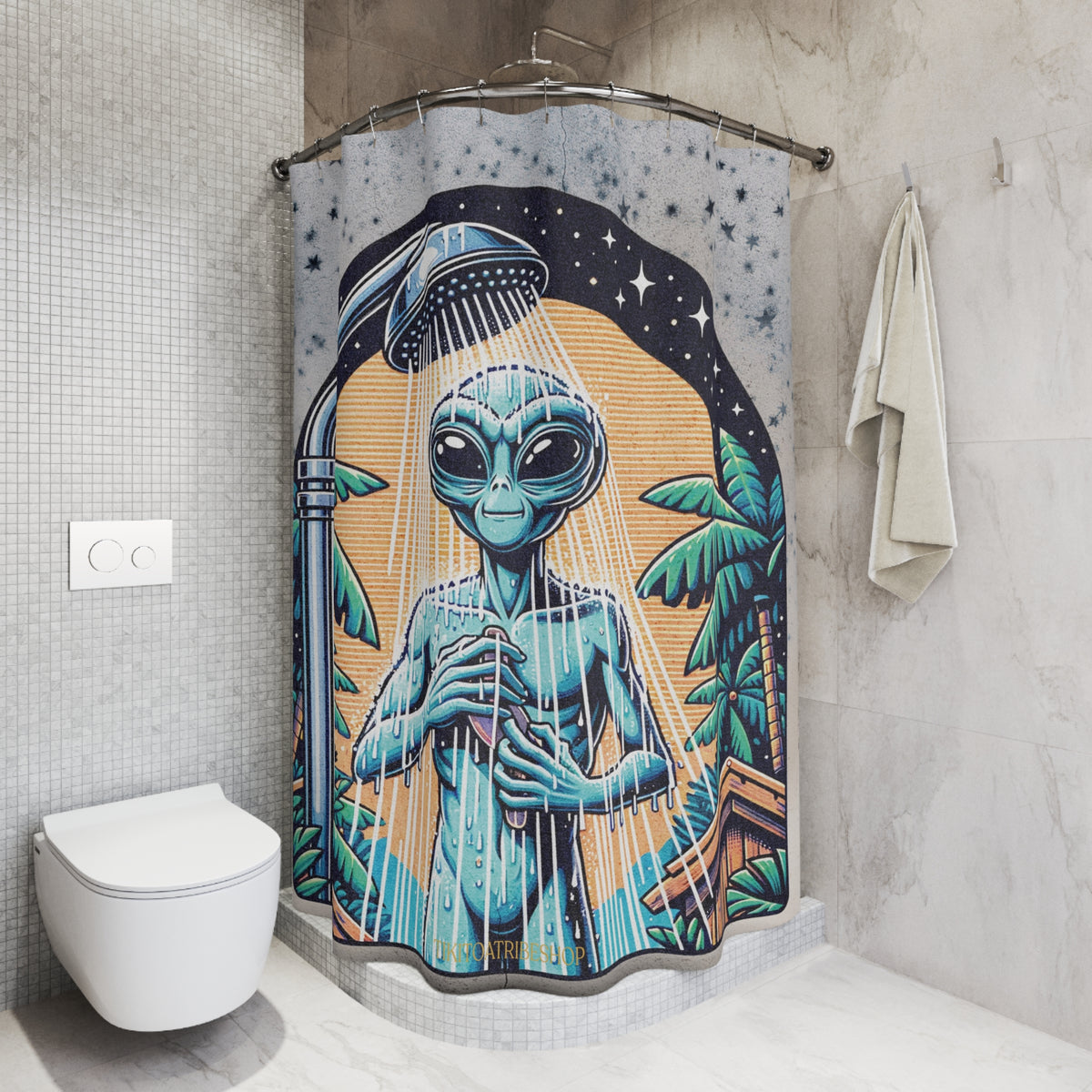 Rideau de Douche Tiki Toa
