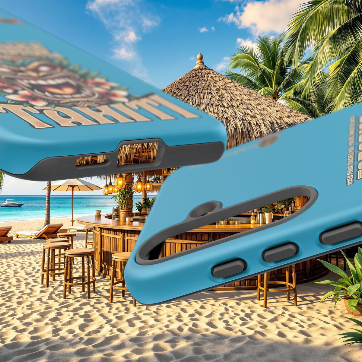Tahiti – Coque Antichoc Premium Tiki Royal