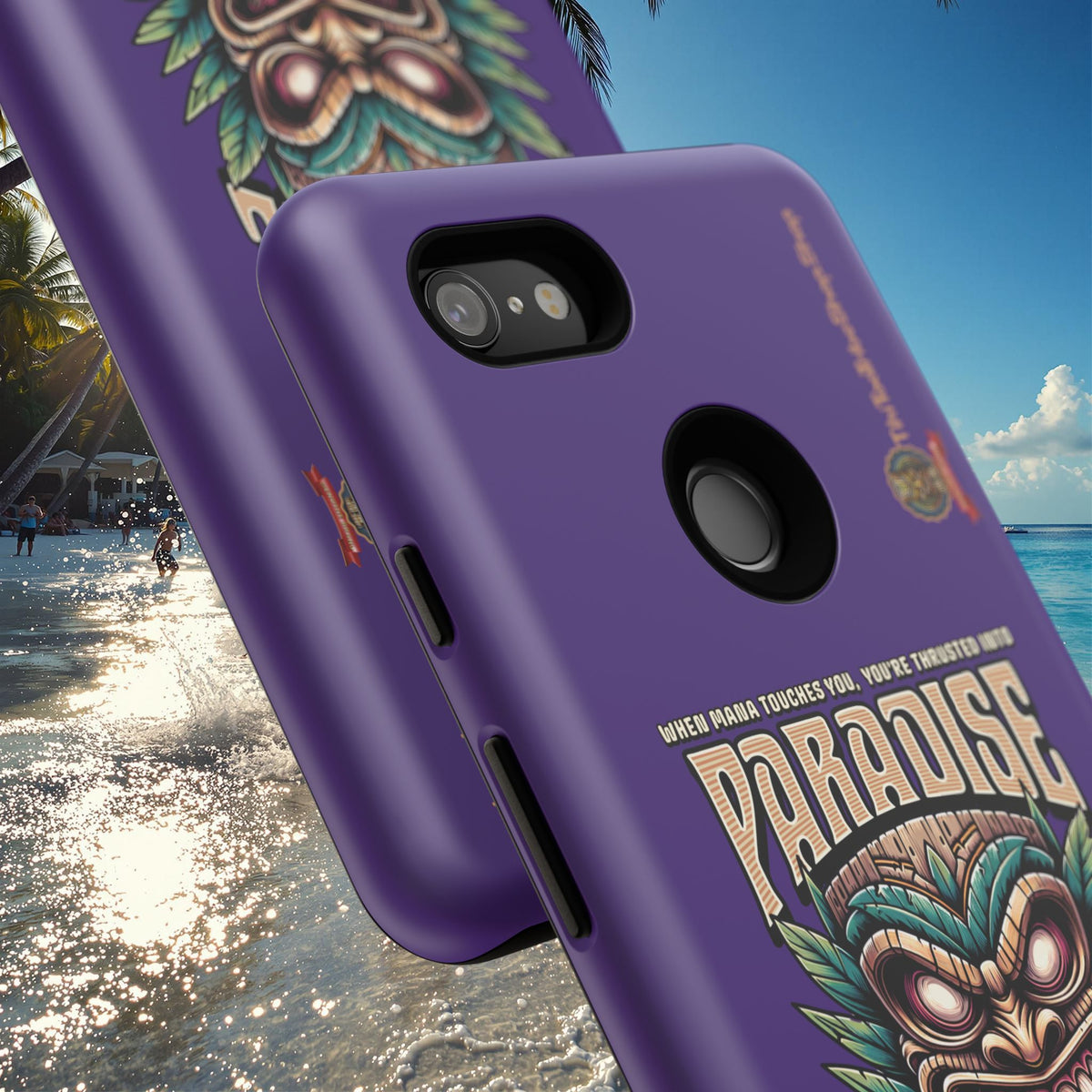 Huahine – Coque Antichoc Premium Tiki Fenua