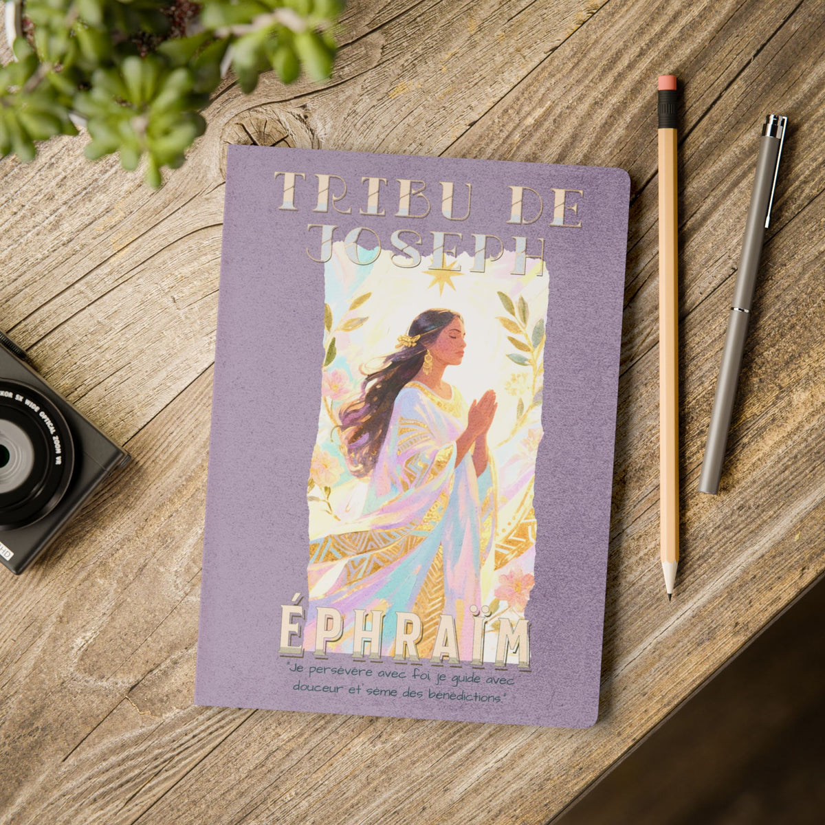 Journal de Prière & Réflexion Spirituelle – Fille d’Éphraïm | Cahier Inspirant LDS pour Femmes | Journal Biblique & Développement Spirituel (200 pages)