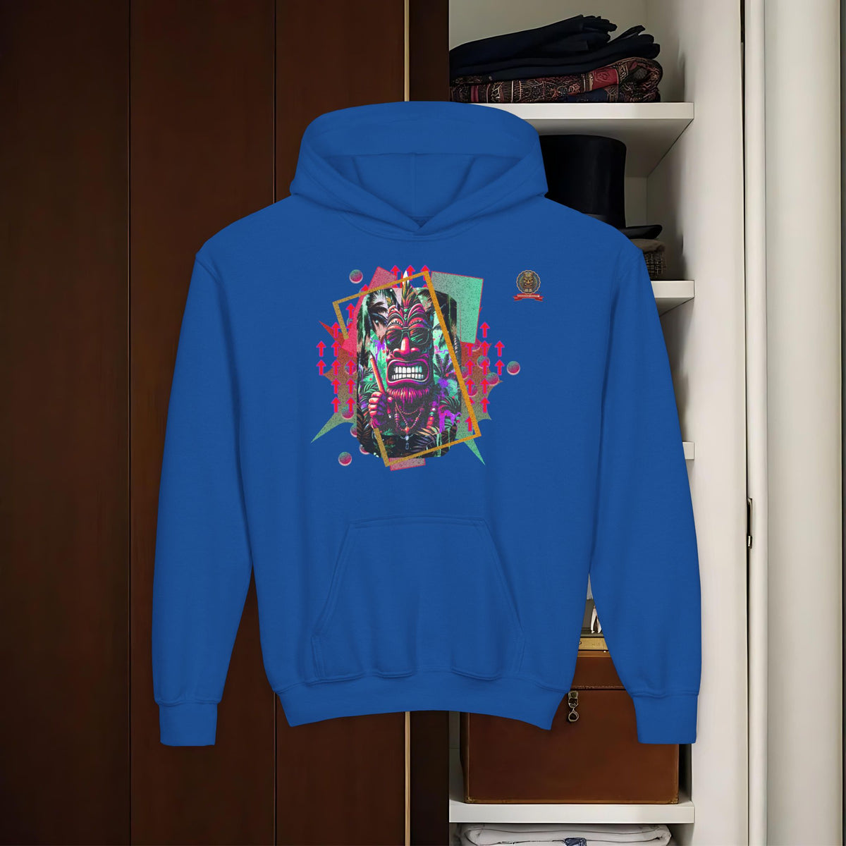 THE TIKI SPIRIT - Thick hooded sweatshirt for youth