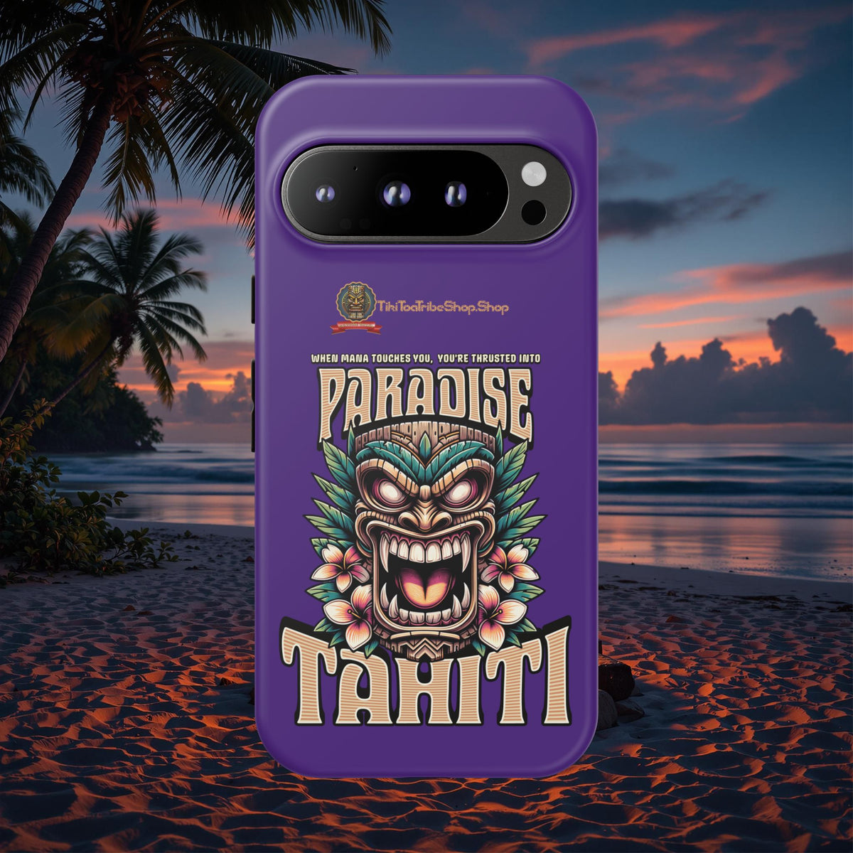 Tahiti – Coque Antichoc Premium Tiki Royal