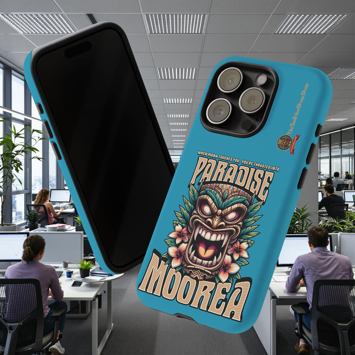 Moorea – Coque Antichoc Premium Tiki Fenua