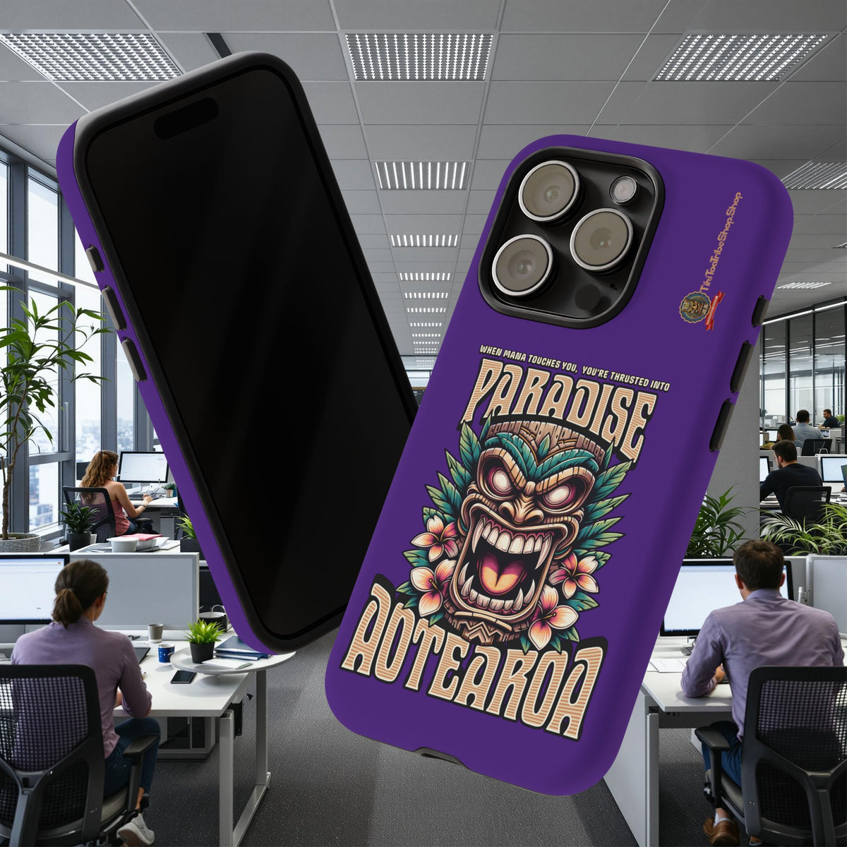 Aotearoa – Tiki Maori &amp; Ancestral Mana Shockproof Case