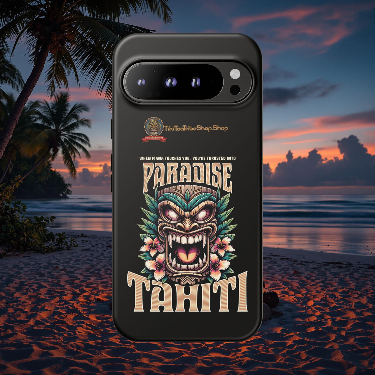 Tahiti – Coque Antichoc Premium Tiki Royal