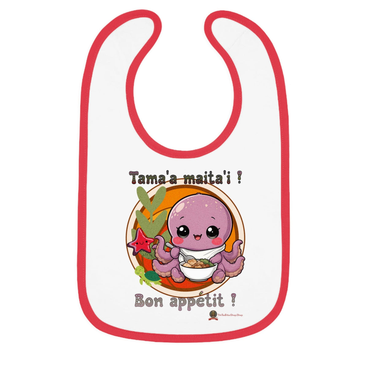 Petit Poulpe Kawaii - Bon Appétit ! Tama'a Maita'i !