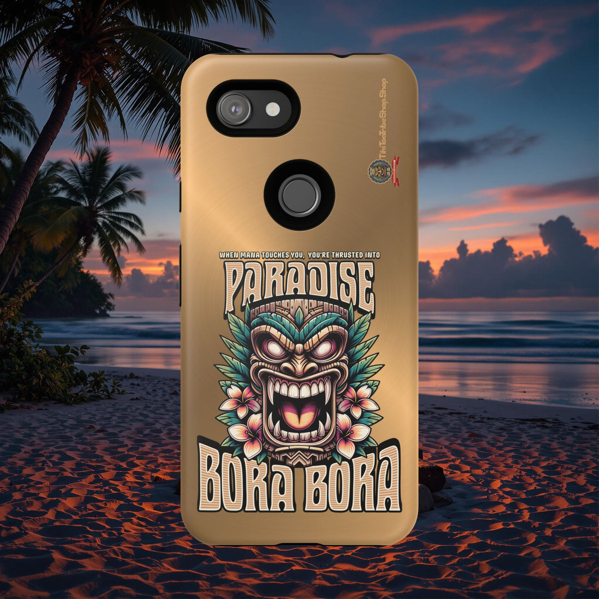 Bora Bora – Coque Antichoc Premium Tiki Élégance