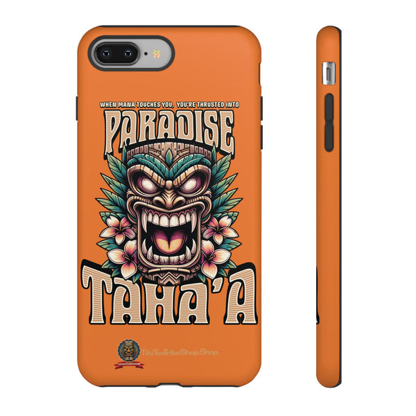 Tahaa – Coque Antichoc Premium « Tiki Féroce » | Design Tribal & Protection Maximale