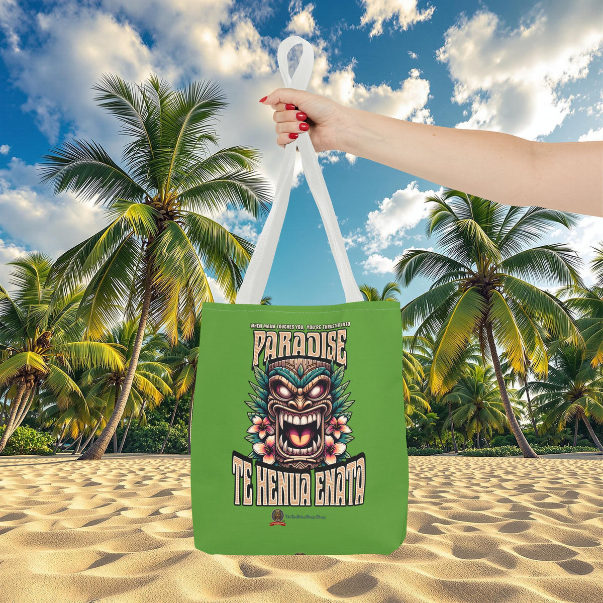 TE HENUA ENATA PARADISE Tote Bag