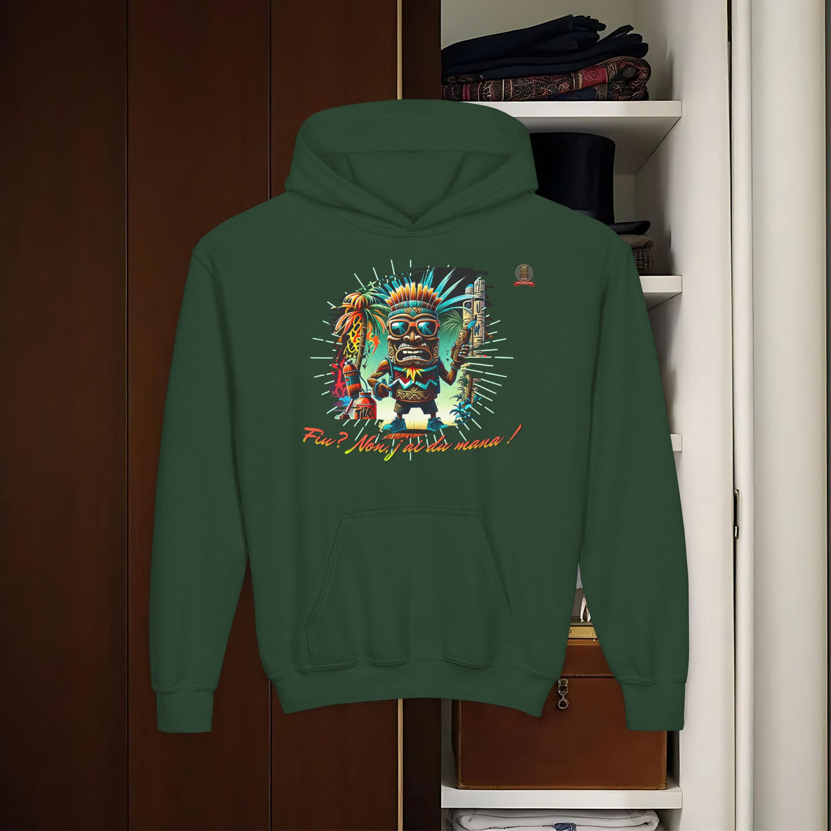 THE TIKI SPIRIT - Thick hooded sweatshirt for youth