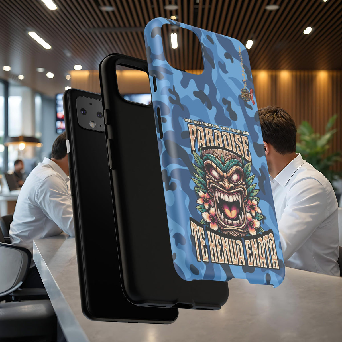 Te Henua Enata – Coque Antichoc Tiki Ancestral & Puissant