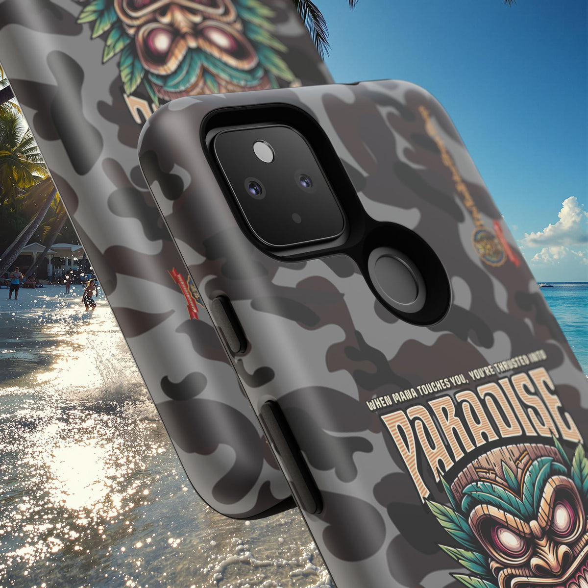Ra’iatea – Coque Tiki Tribal de Protection Premium