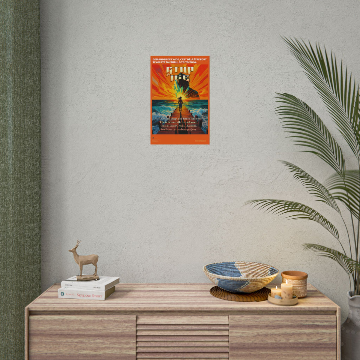 Posters Anti-ICE Polynésie – Affiches de Sensibilisation Contre la Drogue “Paruru i te ora – Brisons les chaînes de l’ICE”