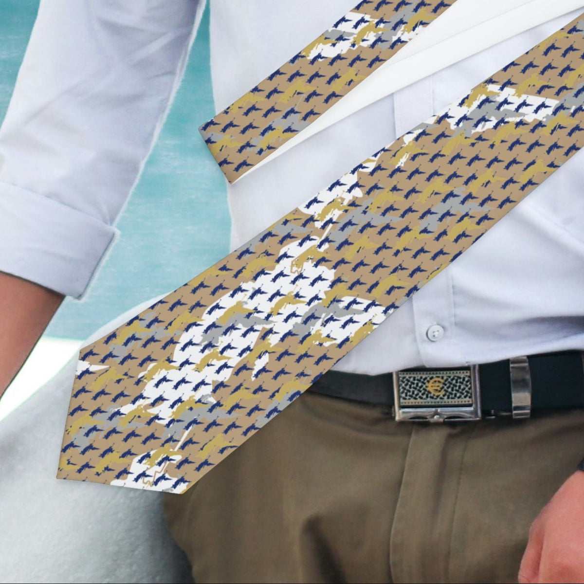 Temple &amp; Moroni Inspiration Tie