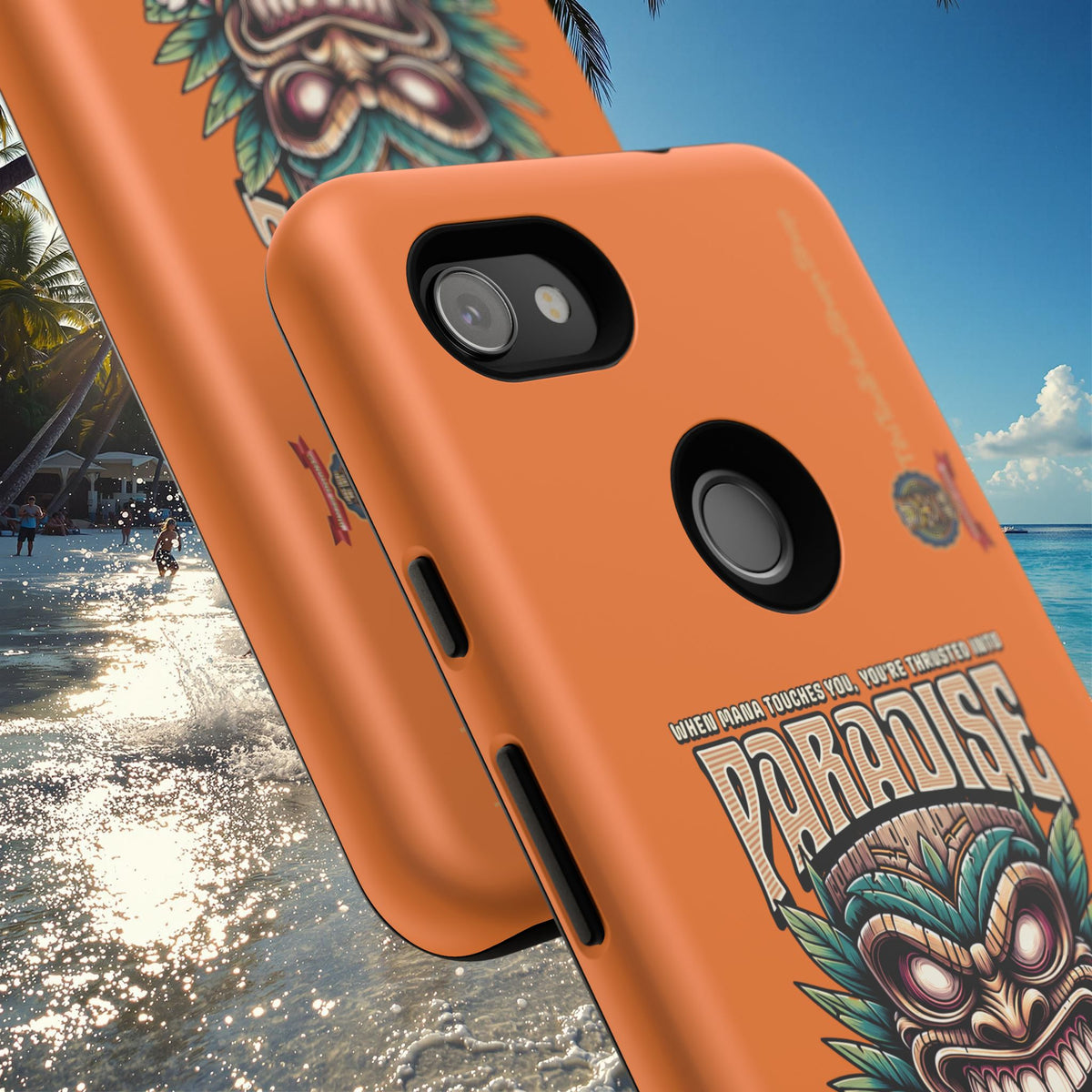Tahiti – Coque Antichoc Premium Tiki Royal