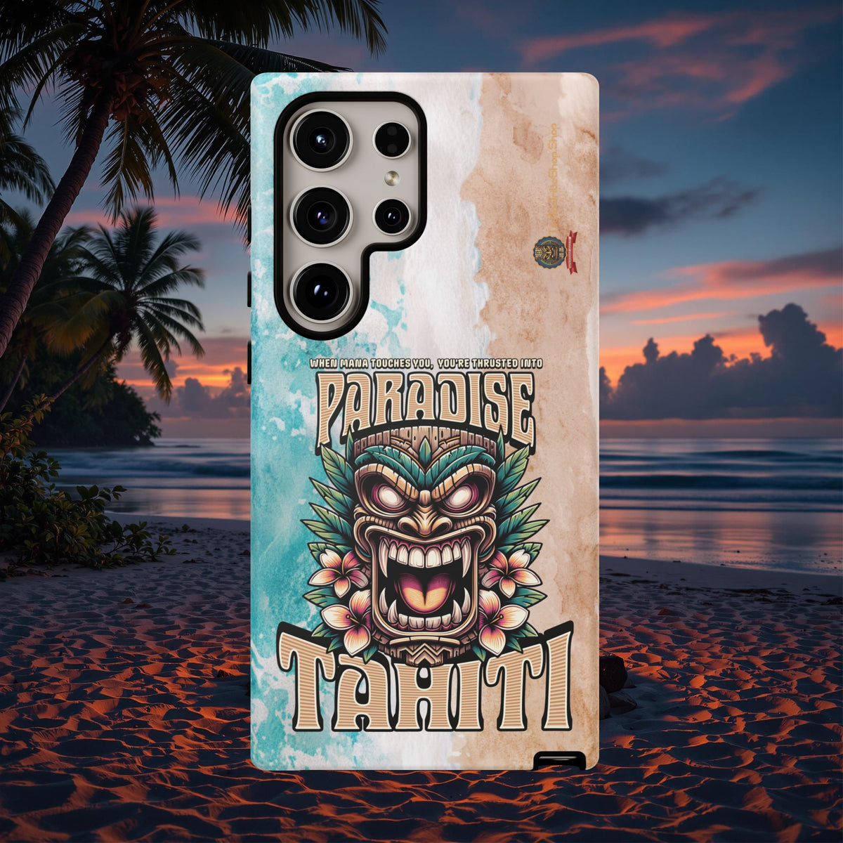 Tahiti – Coque Antichoc Premium Tiki Royal
