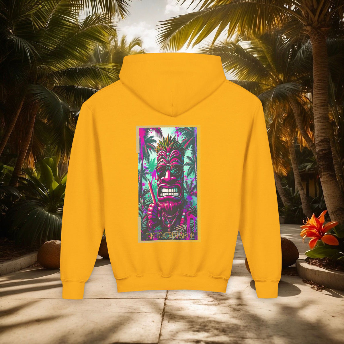 THE TIKI SPIRIT - Thick hooded sweatshirt for youth